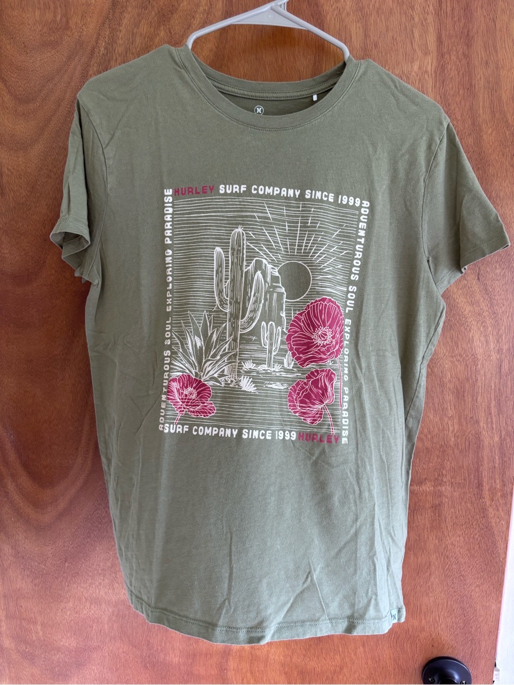 Hurley Olive Graphic Tee